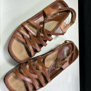 Kalso Earth Oasis Women's Tan Leather Sandals